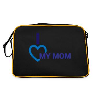 J’aime ma mère - Sac Retro - noir/or - Dos