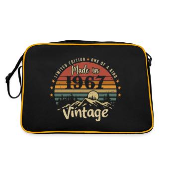 1967 Anniversaire Né En 1967 Édition Limitée - Sac Retro - noir/or - Dos