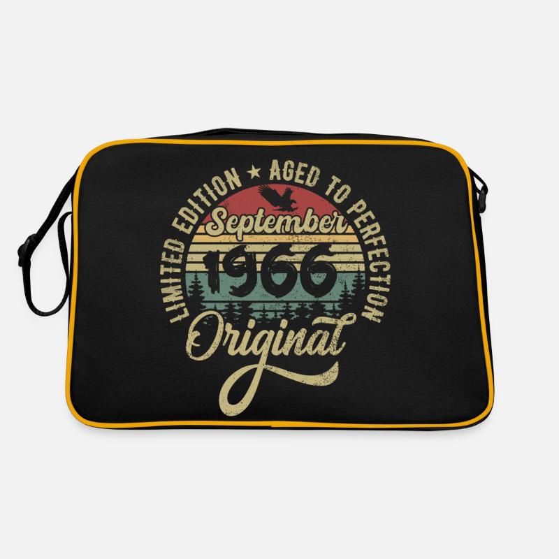 59th birthday September 1966 - 59 years old Retro Bag