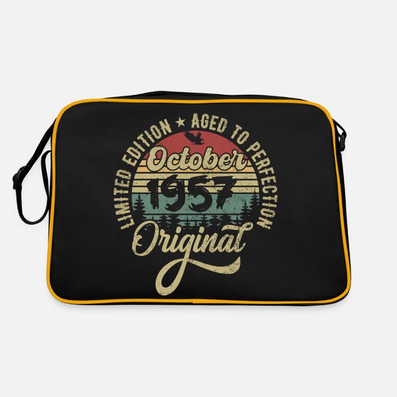 october 1957 anniversary october 1957 october Retro Bag
