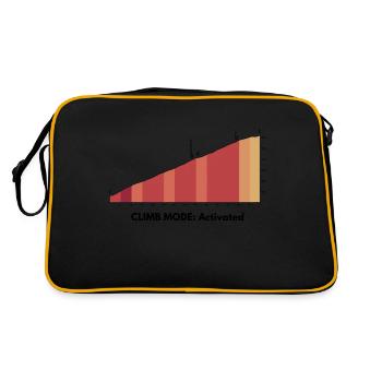 Mode Montée activé – Chemise Alpe d’Huez - Sac Retro - noir/or - Dos