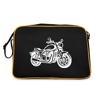 Motard Motard - Sac Retro - noir/or - Dos