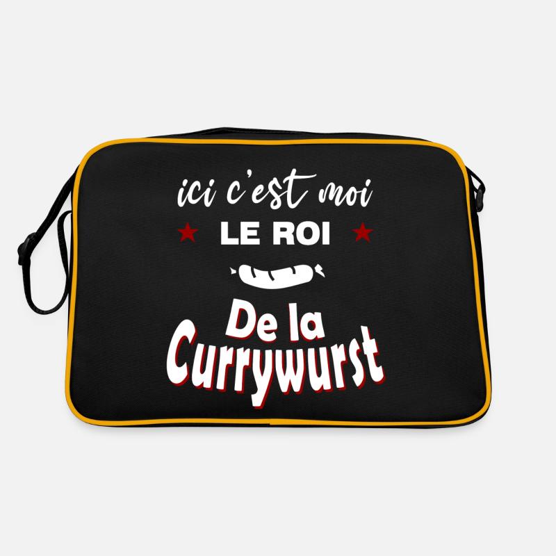 ici c est moi le ROI de la Currywurst Sac Retro