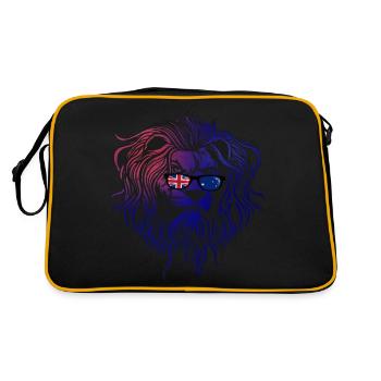 Australie - Sac Retro - noir/or - Dos