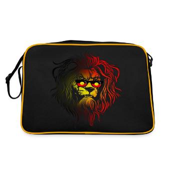 Aborigènes - Sac Retro - noir/or - Dos