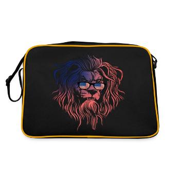 Amérique du Nord - Sac Retro - noir/or - Dos