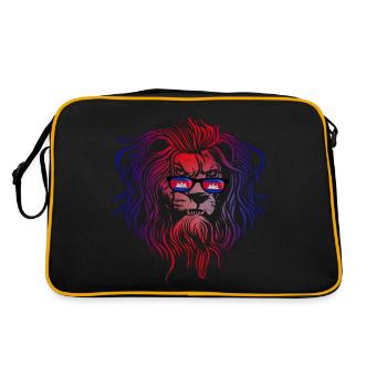 Cambodge - Sac Retro - noir/or - Dos