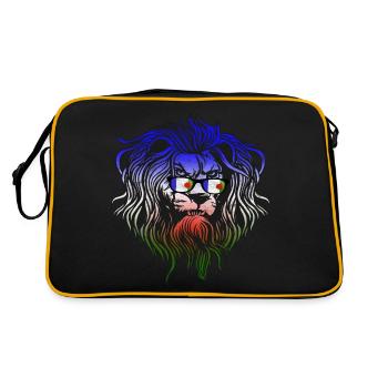 Batwa - Sac Retro - noir/or - Dos