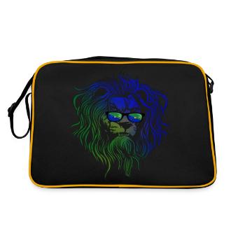 Île Christmas - Sac Retro - noir/or - Dos