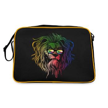 Comores - Sac Retro - noir/or - Dos