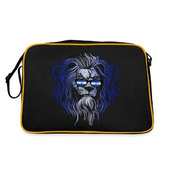 El Salvador - Retro Tasche - Schwarz/Gold - Hinten