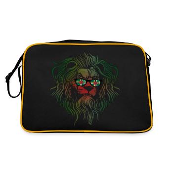 Dominica - Retro Bag - black/gold - Back
