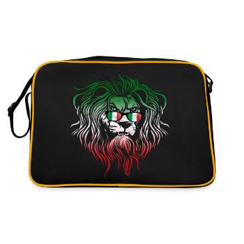 Italy - Retro Bag - black/gold - Back