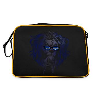 Nauru - Sac Retro - noir/or - Dos