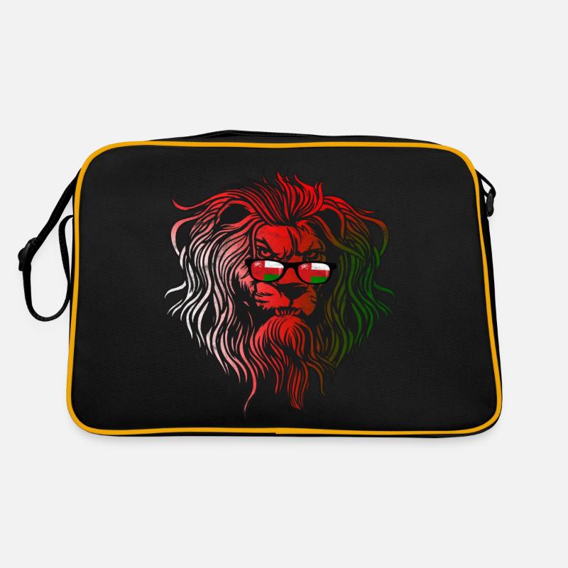 Oman - Retro Tasche - Schwarz/Gold