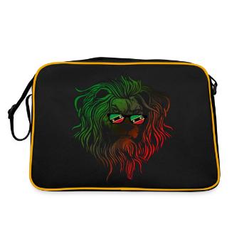 Saint Kitts and Nevis - Retro Bag - black/gold - Back
