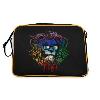 Réunion - Sac Retro - noir/or - Dos