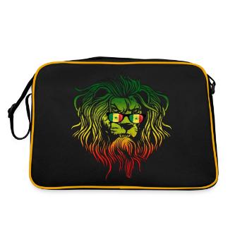 Sénégal - Sac Retro - noir/or - Dos