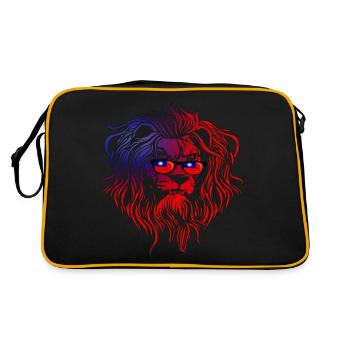 Taiwan - Retro Tasche - Schwarz/Gold - Hinten