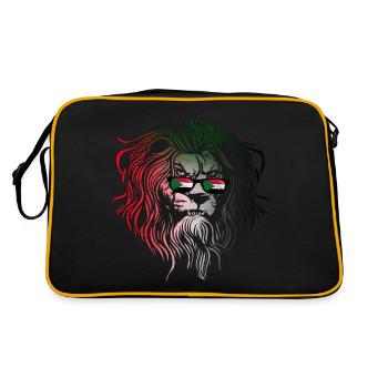 Soudan - Sac Retro - noir/or - Dos