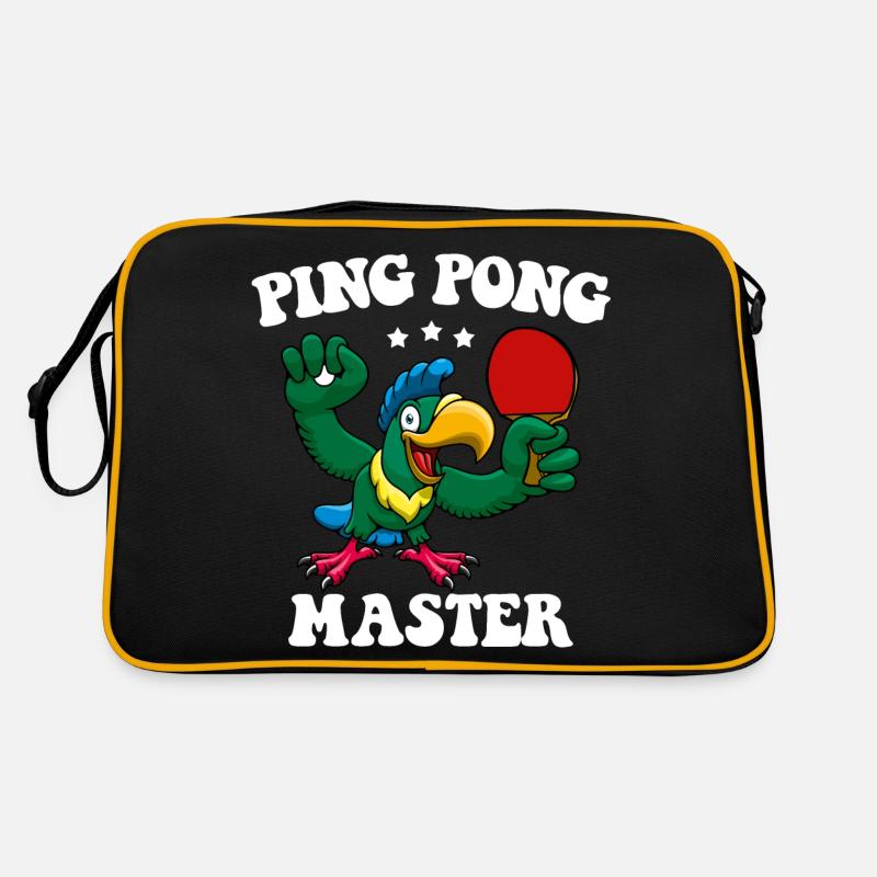 Ping Pong Master Raquette de tennis de table Tennis de table Sac Retro