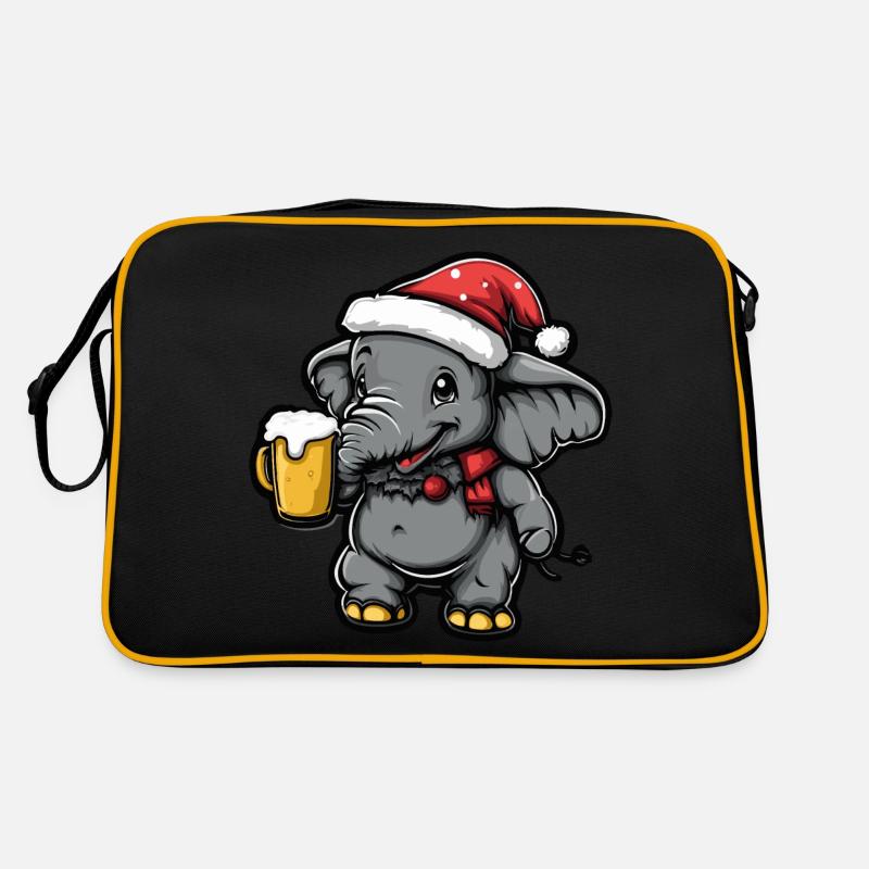 Mammoth Christmas Beer Funny Retro Bag