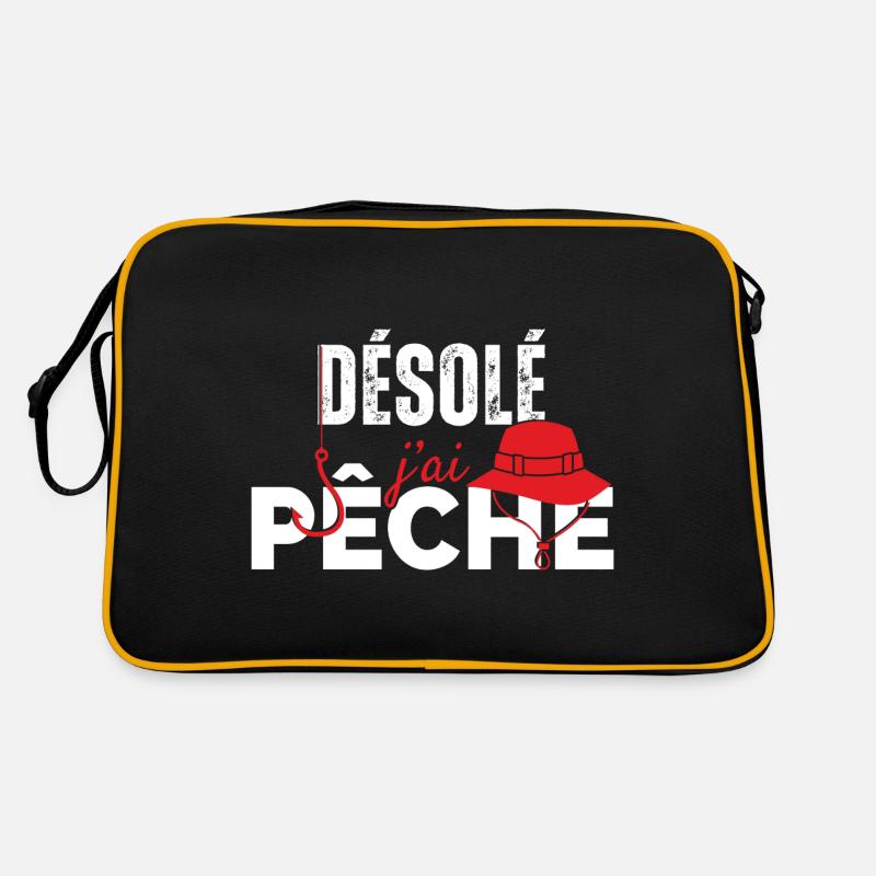 Désolé j ai Pêche Sac Retro