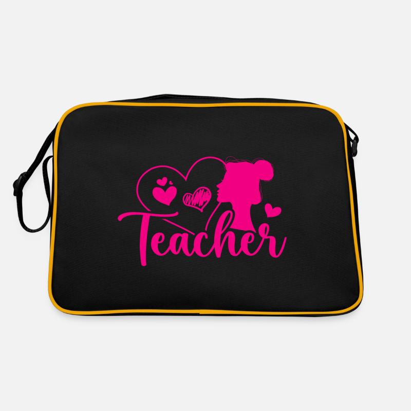 Teacher Retro Cute Teacher Design Retro Bag
