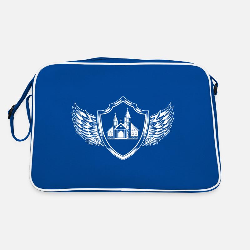 Kirche Wappen Retro Tasche