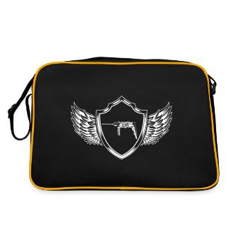 Drill Coat of Arms Tool - Retro Bag - black/gold - Back
