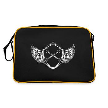 Clé à outils pour armoiries - Sac Retro - noir/or - Dos