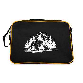 Tente de camping Nature - Sac Retro - noir/or - Dos