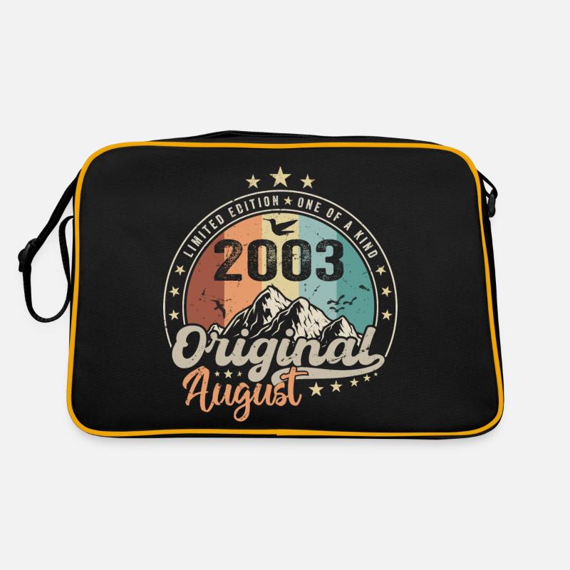 Août 2003 Cadeau D'anniversaire Août 2003 Vintage Sac Retro