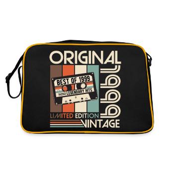 Original 1999 Vintage Vintage rétro anniversaire - Sac Retro - noir/or - Dos