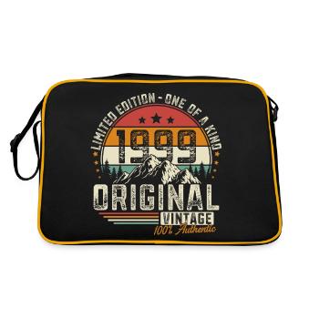 Vintage 1999 né Vintage cadeau d’anniversaire - Sac Retro - noir/or - Dos