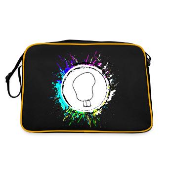Symbole de l’icône du badge - Sac Retro - noir/or - Dos