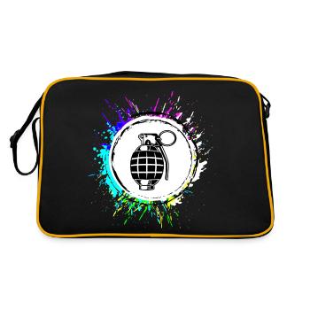 Grenade weapon icon - Retro Bag - black/gold - Back