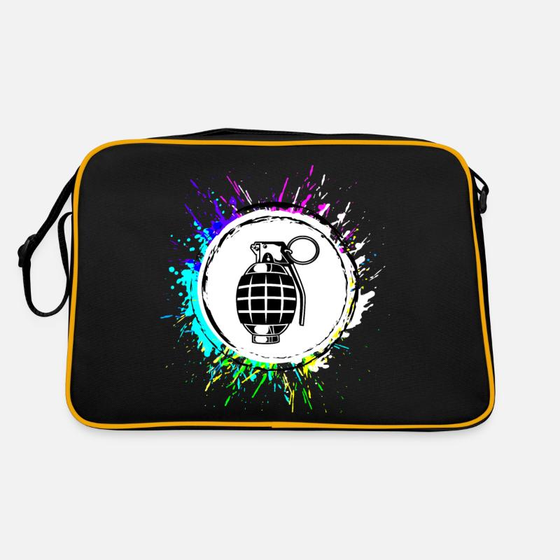 Granate waffe icon Retro Tasche