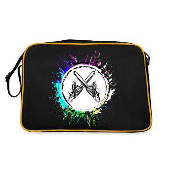 Chainsaw Icon Icon - Retro Bag - black/gold - Back