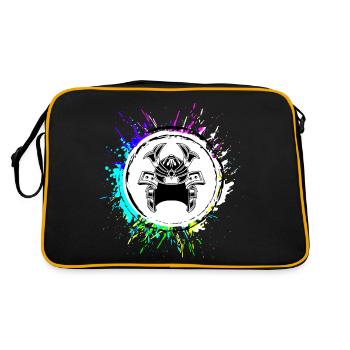 Casque de samouraï - Sac Retro - noir/or - Dos