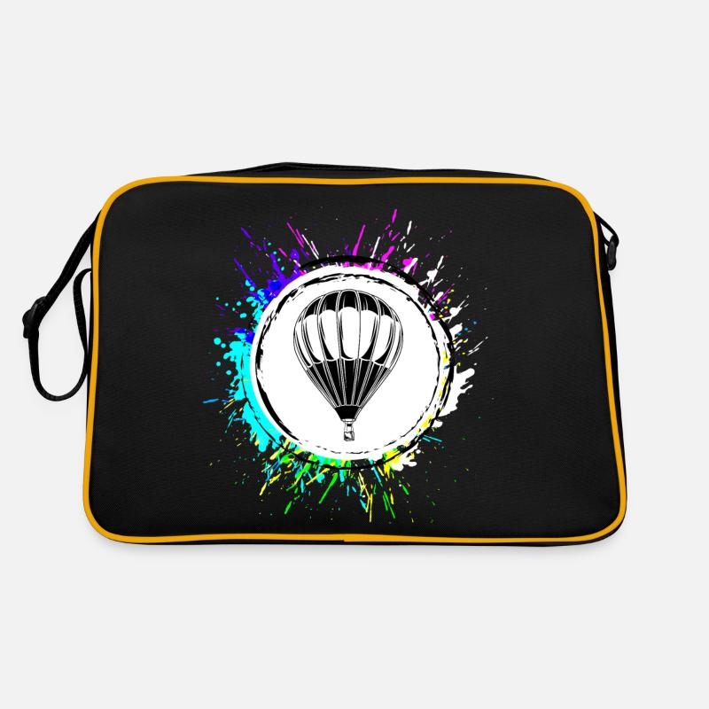 Heißluftballon icon Retro Tasche