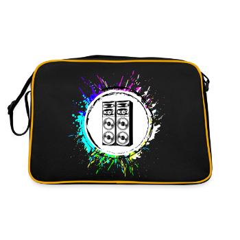 Juke-box Symbole de basse - Sac Retro - noir/or - Dos
