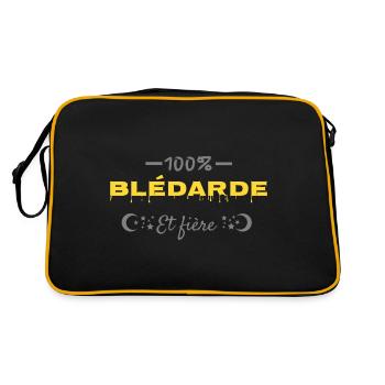 100% blédarde. - Sac Retro - noir/or - Dos