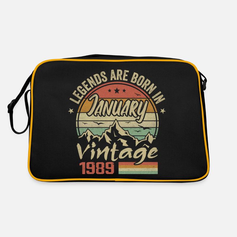 Die Legenden wurden im Januar 1989 - 1989 geboren Retro Tasche