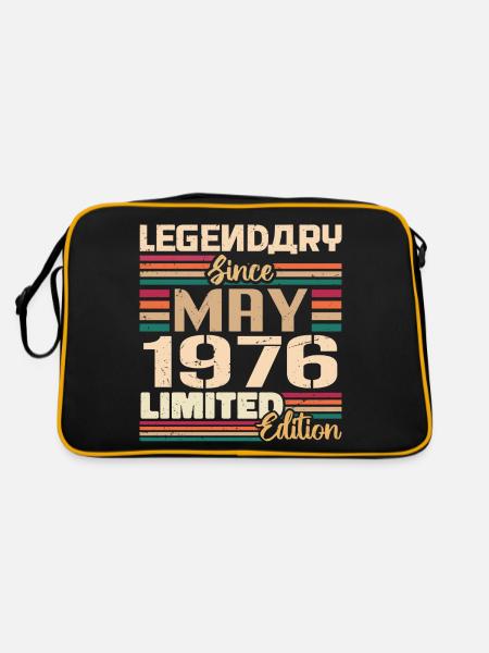 May 1976 May - Jubilee May 1976 - Retro Bag - black/gold - Back