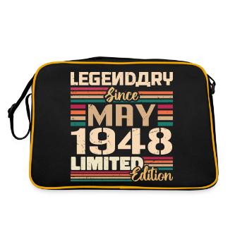 Mai 1948 Mai - Jubilé Mai 1948 - Sac Retro - noir/or - Dos
