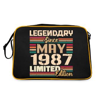 May 1987 May - Jubilee May 1987 - Retro Bag - black/gold - Back