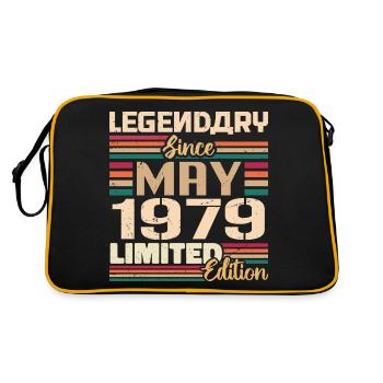 Mai 1979 Mai - Jubilé mai 1979 - Sac Retro - noir/or - Dos