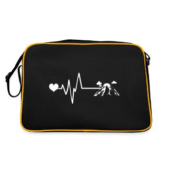 Montagnes Puls Love - Sac Retro - noir/or - Dos
