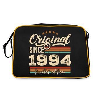 Original 1994 Jahrgang - 1994 Geburtstagsgeschenk - Retro Tasche - Schwarz/Gold - Hinten